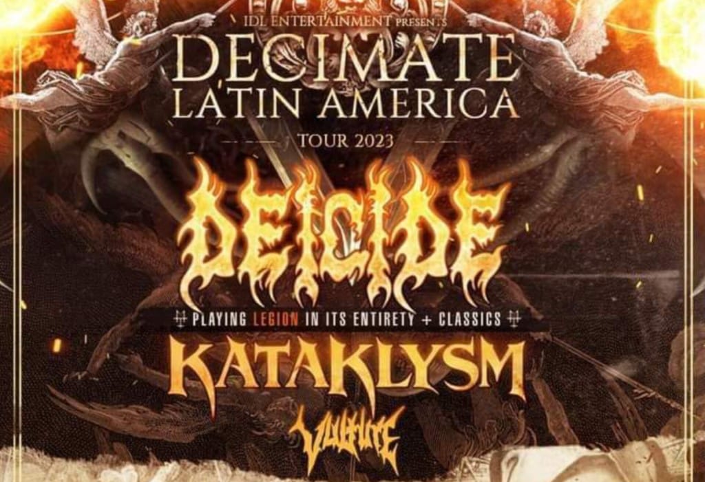 “Decimate Latin America Tour 2023: Deicide, Kataklysm e Vulture se apresentam em show explosivo em São Paulo “.