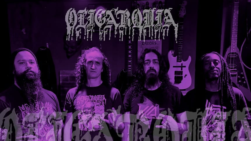 OLIGARQUIA: Lendária banda de death metal lança álbum “Ao Vivo no Inferno”