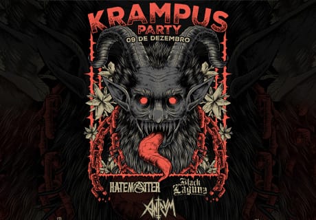 Antrvm, Hatematter, Black Laguna anunciam o Krampus Party no La Iglesia dia 09 de Dezembro