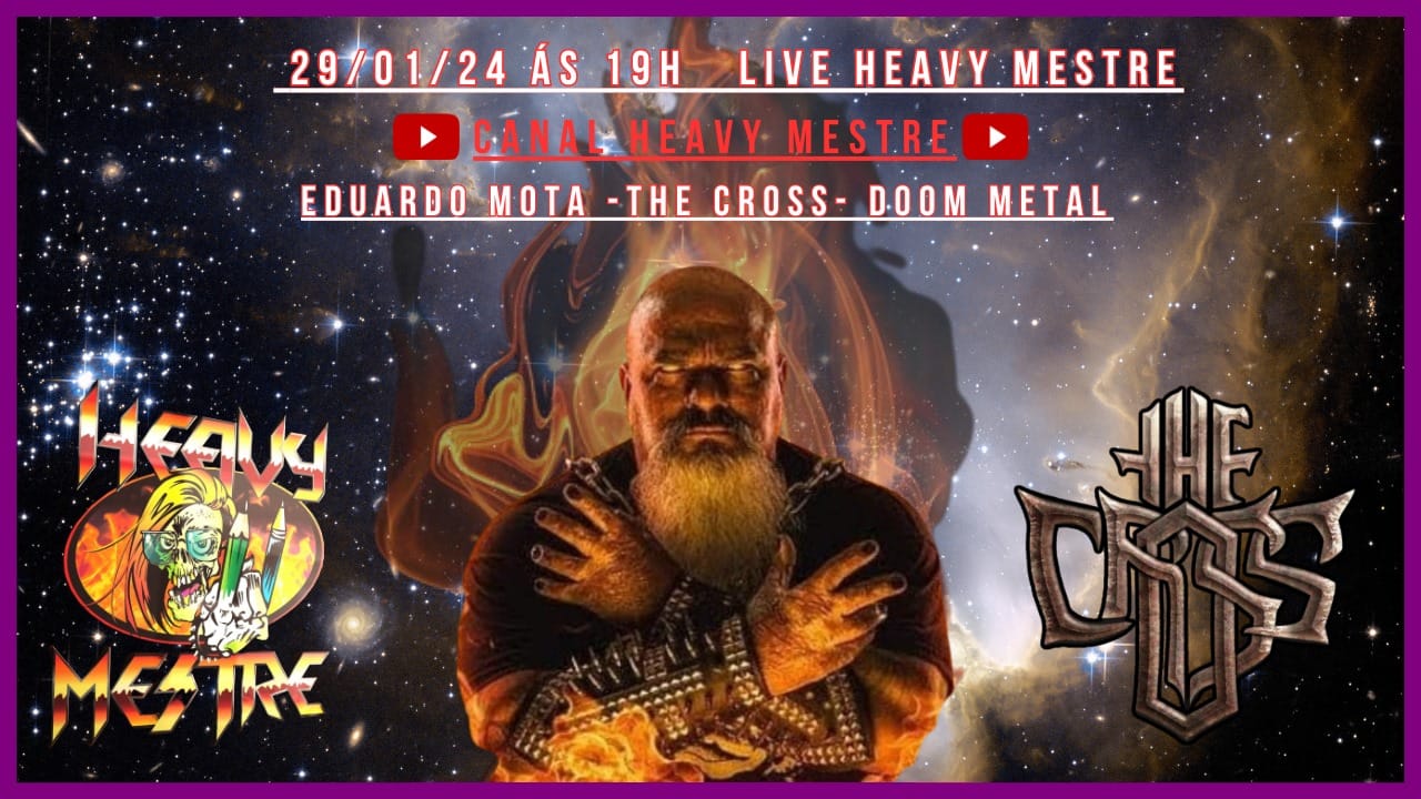 THE CROSS: Programa ‘Heavy Mestre’ entrevista o vocalista Eduardo ‘Slayer’ – ASSISTA AQUI!
