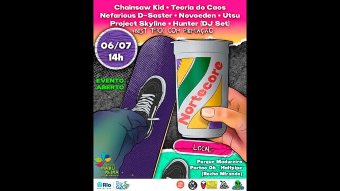 Preparem-se para o Nortecore: Música, Skate e Muita Diversão no Parque Madureira!