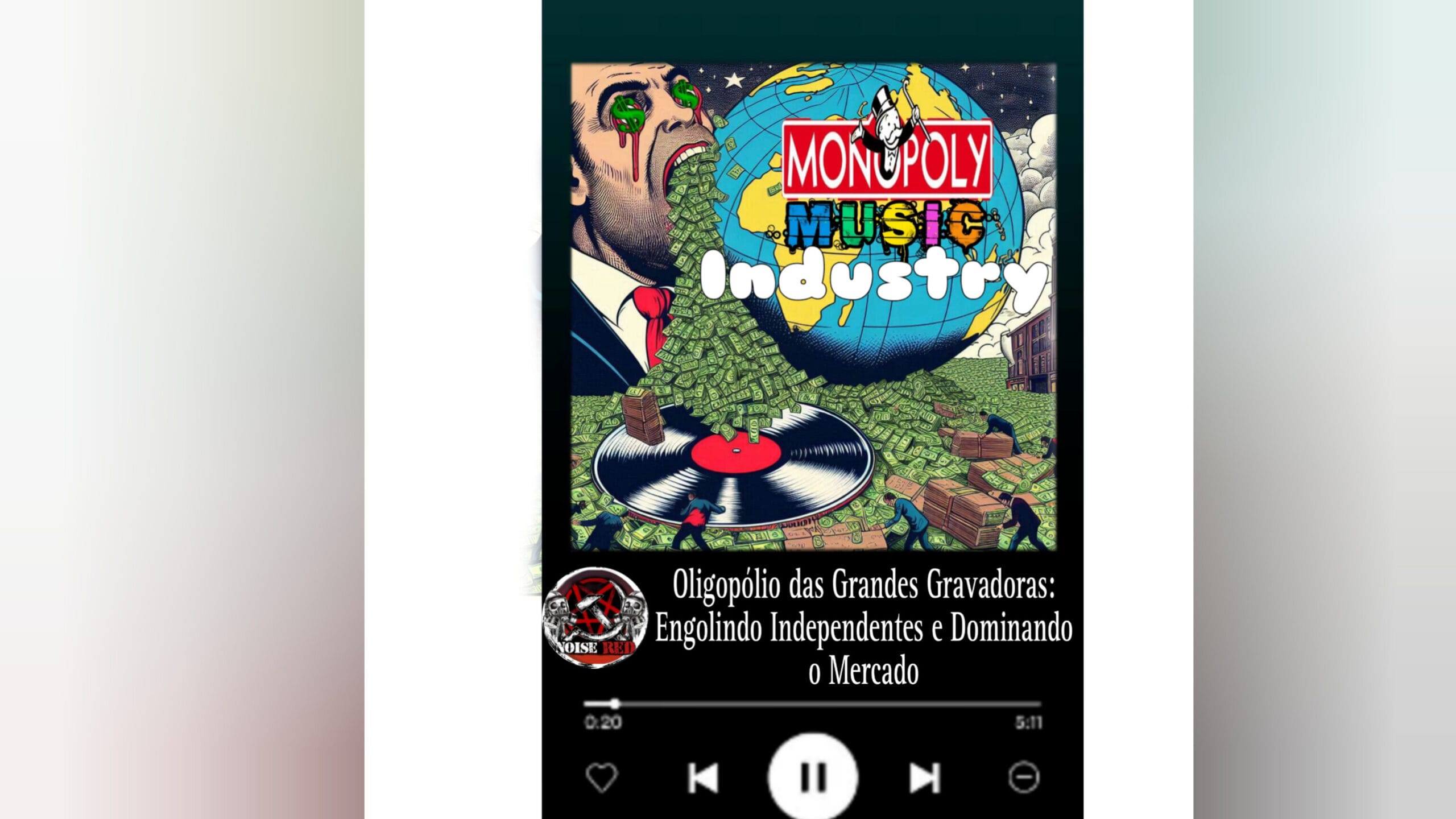 Oligopólio das Grandes Gravadoras: Engolindo Independentes e Dominando o Mercado Musical