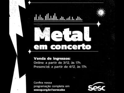 Com ingressos esgotados, Warshipper e Infernal Course se apresentam com Crypta e Krisiun no Sesc Sorocaba dentro do projeto “Metal em Concerto”