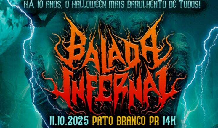 BALADA INFERNAL: Evento Anuncia Edição Comemorativa de 10 Anos – O Halloween Mais Brutal do Paraná Está de Volta!
