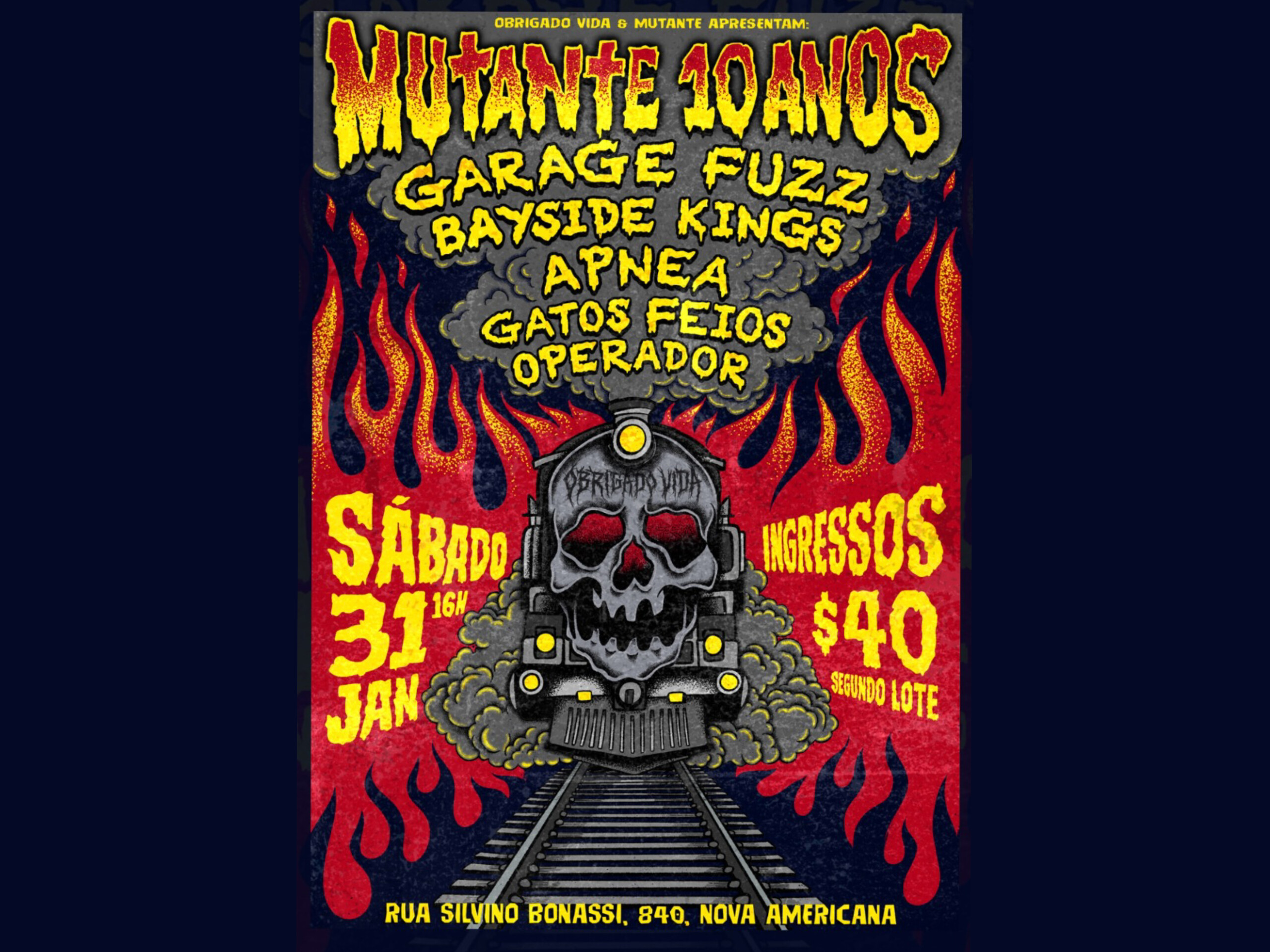 Mutante Rádio celebra 10 anos com festival em Americana/SP! Confira o line-up com Garage Fuzz, Bayside Kings e mais.