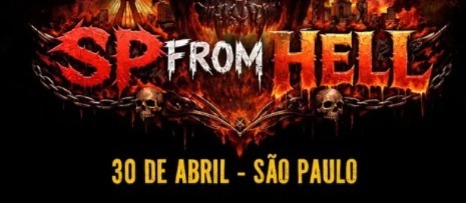 Logotipo do Festival SP From Hell São Paulo 2026 Thrash e Death Metal.