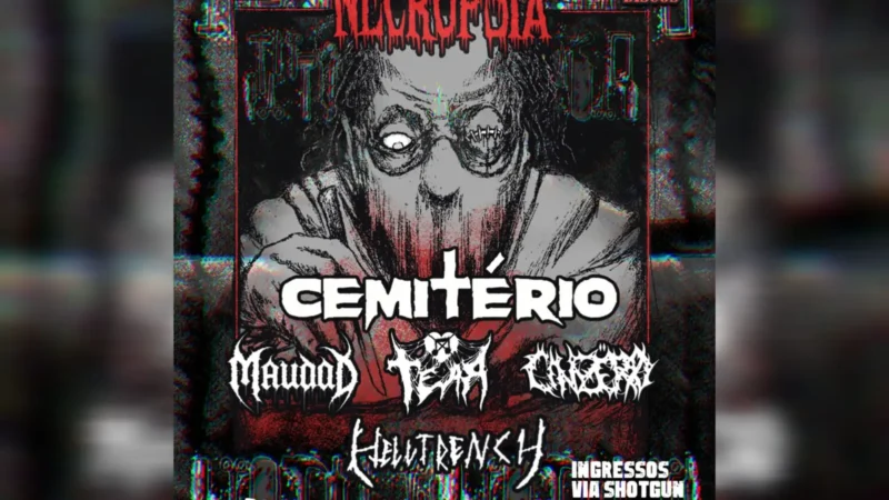 NECRÓPSIA: Festival reúne Cemitério, Tear e grandes nomes do metal extremo no Rio de Janeiro