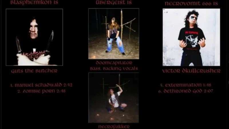 Aliança Antifascista Extrema: Necrovomit 666, Blasphemikon e Übergeist lançam o split ‘Sadistik Nazi Slaughter’